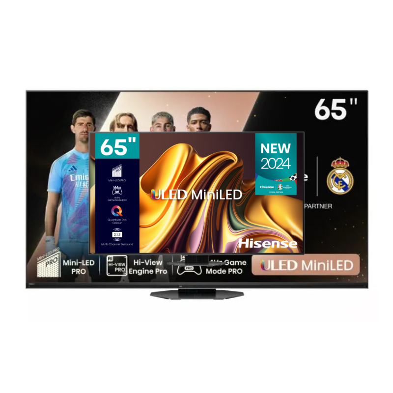 Hisense 65U8N 65" Mini-LED ULED 4K 144Hz Smart TV