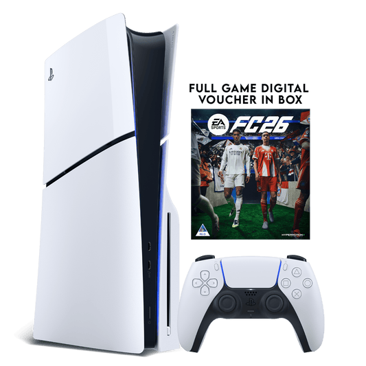 PS5 Slim + EA FC 26 (Voucher)