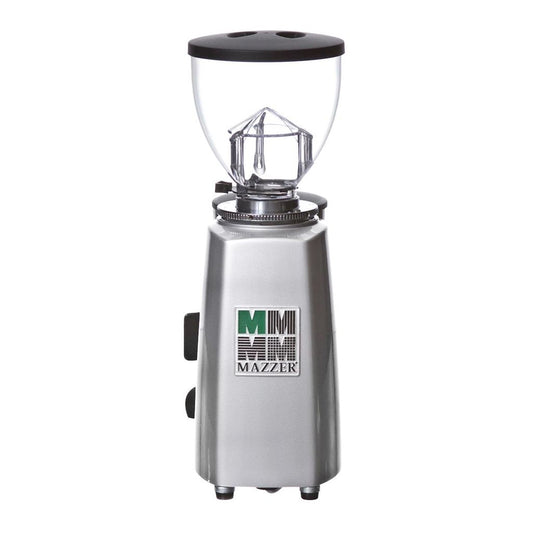 Mazzer Mini Espresso Grinder With Doser In Silver Back