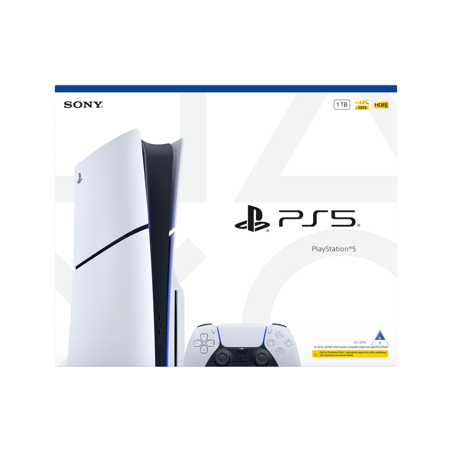 PlayStation 5 Console (Slim) - Glacier White