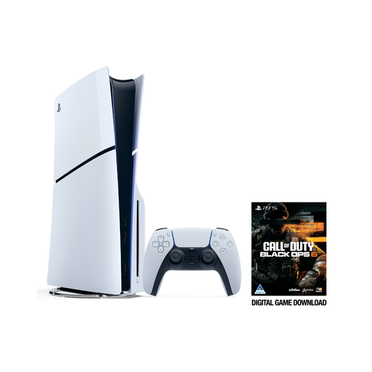 PS5 Slim + Call of Duty: Black Ops 6 (Voucher) Bundle