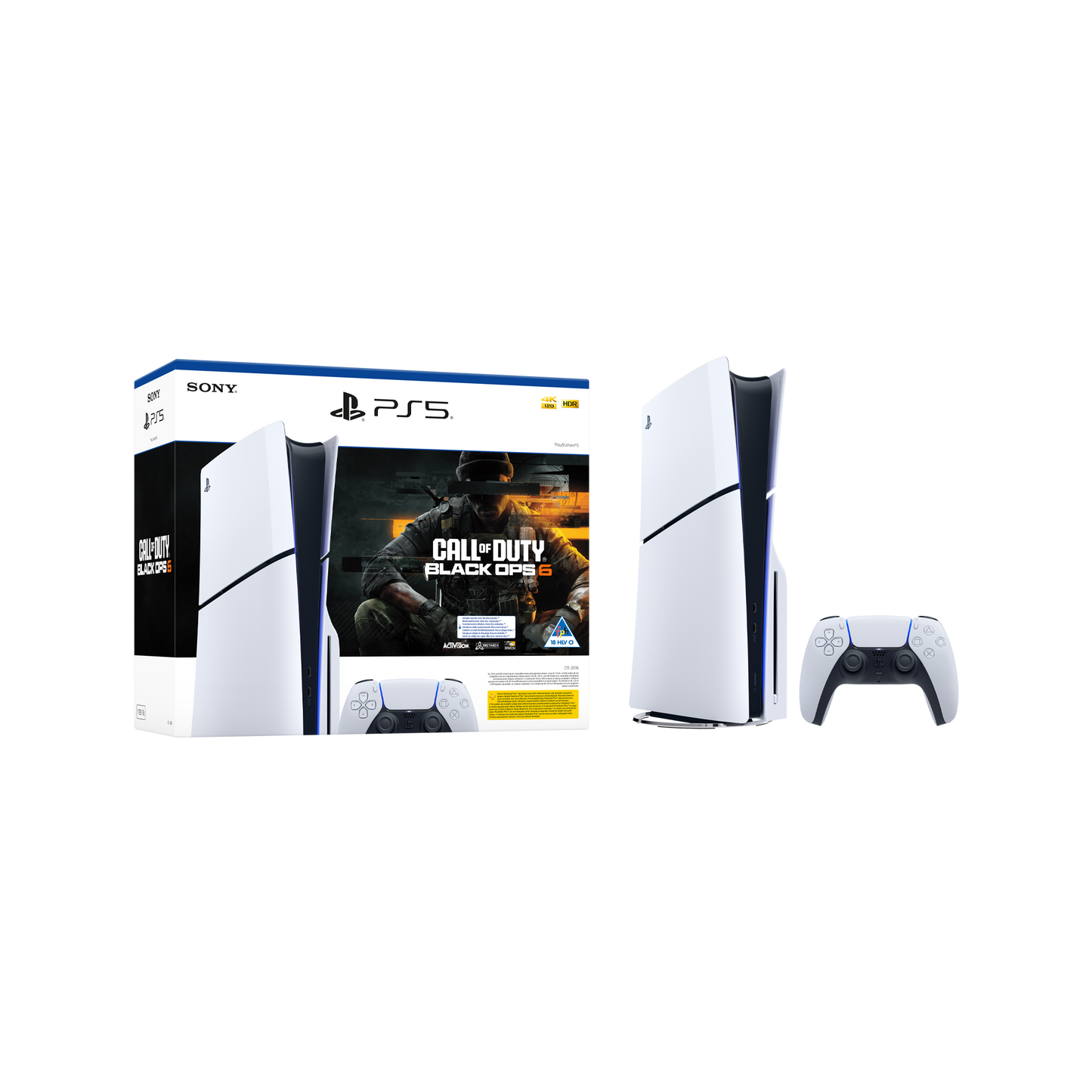 PS5 Slim + Call of Duty: Black Ops 6 (Voucher) Bundle
