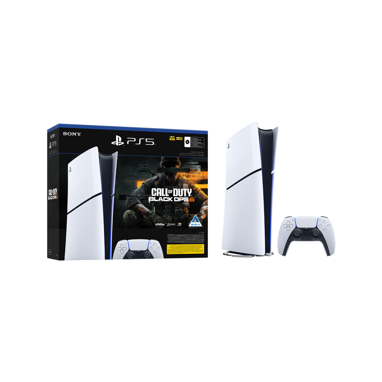 PS5 Slim Digital + Call of Duty: Black Ops 6 (Voucher) Bundle