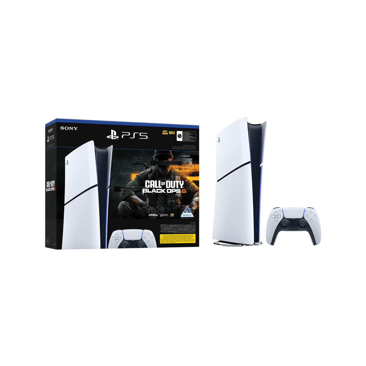 PS5 Slim Digital + Call of Duty: Black Ops 6 (Voucher) Bundle - KOODOO