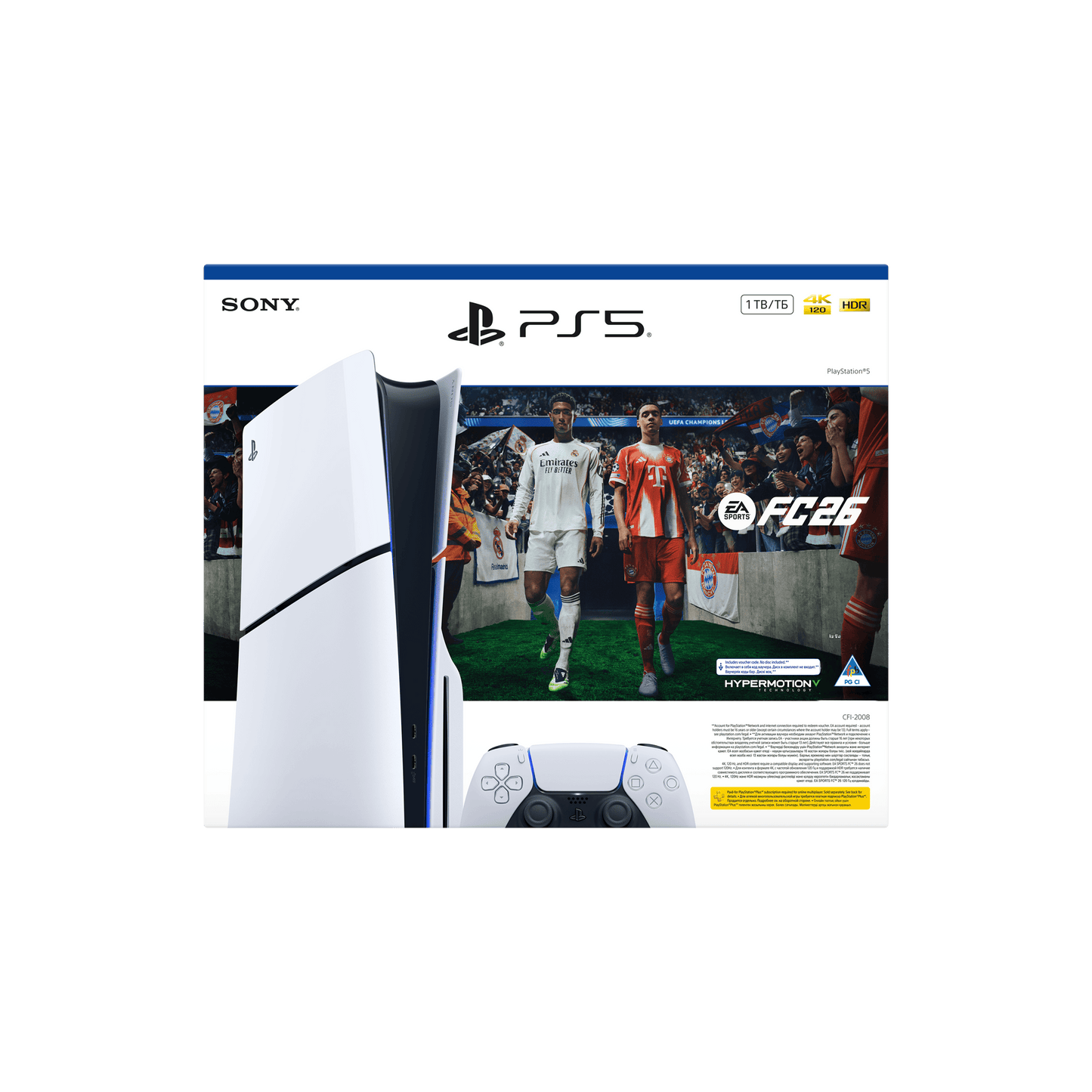 PS5 Slim + EA FC 26 (Voucher)