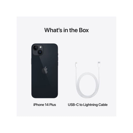 Apple iPhone 14 Plus 128GB Midnight Smartphone with 6.7-inch Display