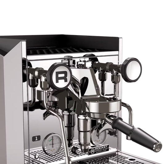 Close up view of Rocket Fast Giotto R Espresso Machine