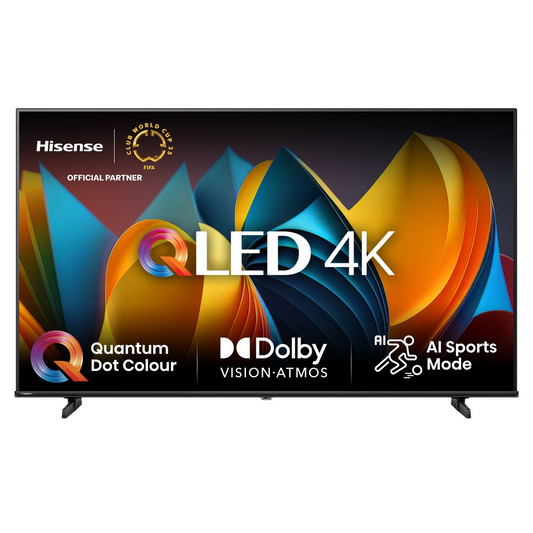 Hisense 75E7N 75 Inch 4K UHD QLED Smart TV with Quantum Dot & Dolby Vision (Each)