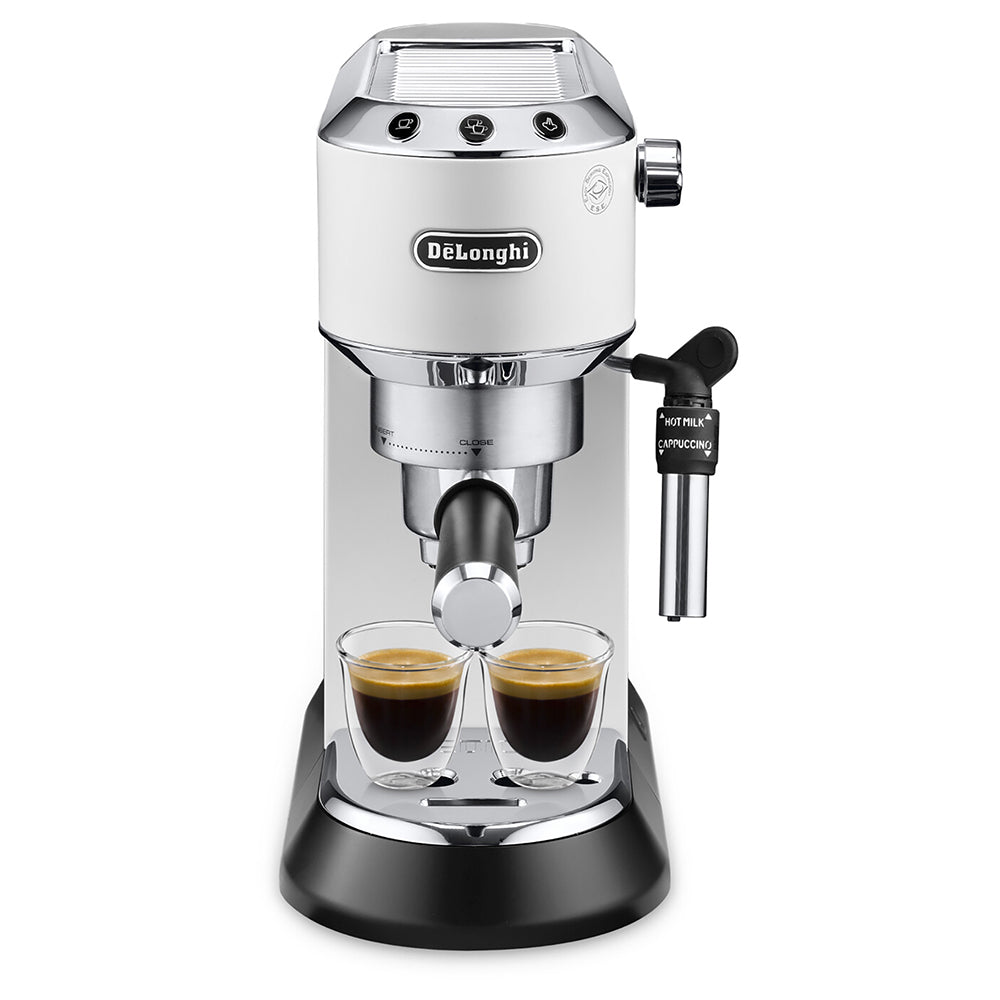DeLonghi Dedica Style Manual Pump Espresso Machine EC685 Matte Red