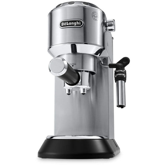 DeLonghi Dedica EC685 Manual Espresso Coffee Machine Chrome