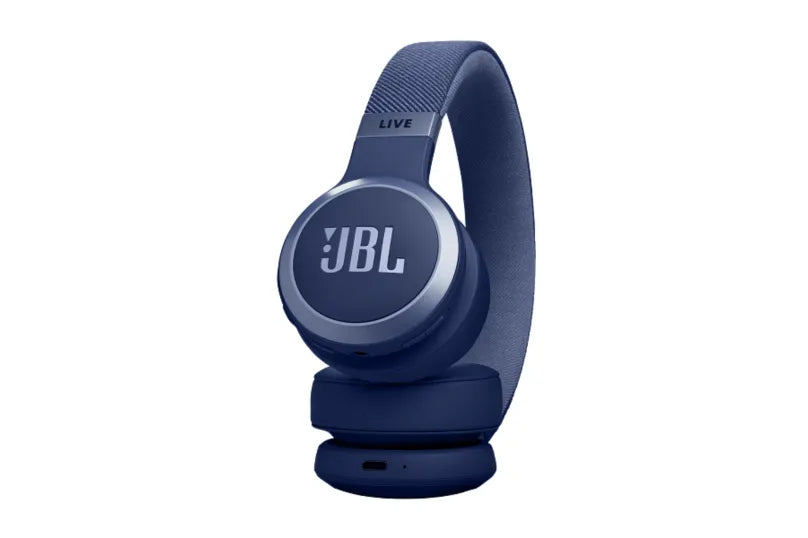 JBL Live 670NC Noise Cancelling On-Ear Headphones Blue