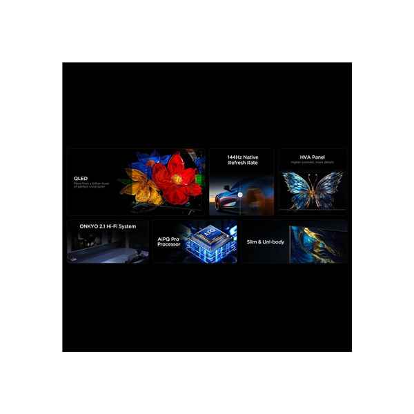 TCL 65P8K 65" QLED 4K Google TV 144Hz