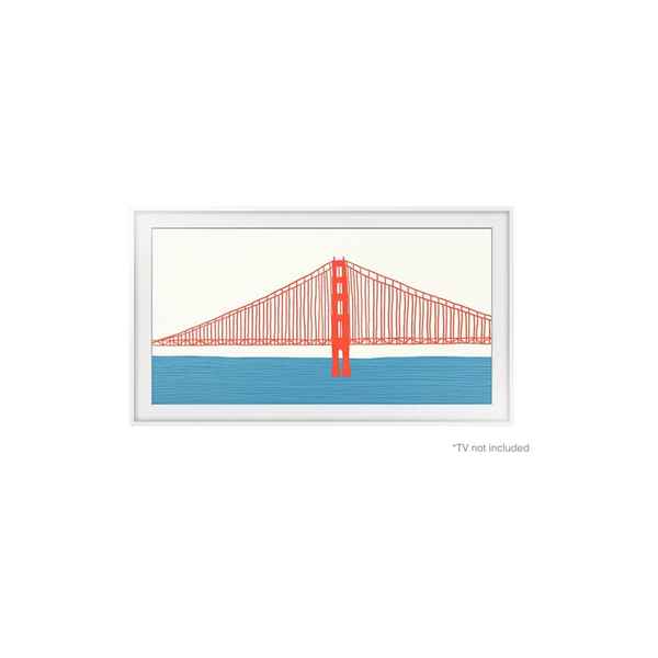Samsung VG-SCFA55WTBRU 55" Customizable Frame for 2021 The Frame TV White