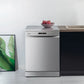 Hisense 13 Place Freestanding Dishwasher H13DX Silver