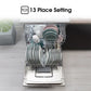 Hisense 13 Place Freestanding Dishwasher H13DX Silver