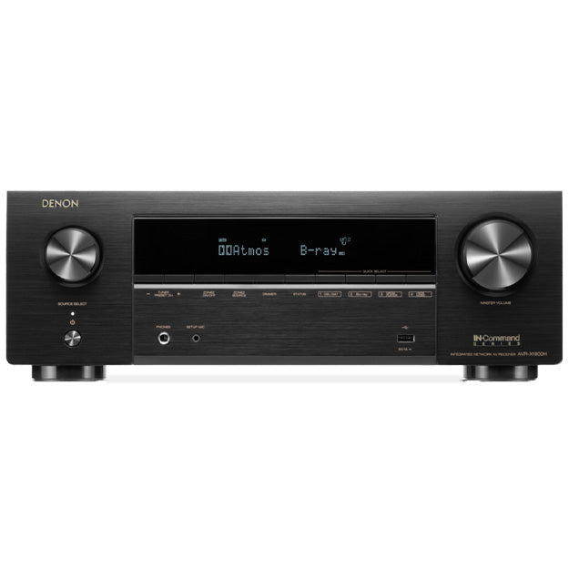 Polk ES55 5.1 System Bundle With Denon AVRX1800H Network AV Receiver - Black