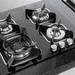 Lofra Black Line Built-In Gas Hob - 60cm
