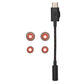 JBL Quantum 50C In-Ear Wired Gaming Headphones With USB-C Adapter