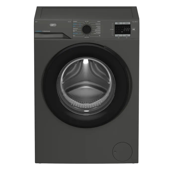 Defy 8kg Front Loader SteamCure Technology Manhattan Gray DAW396