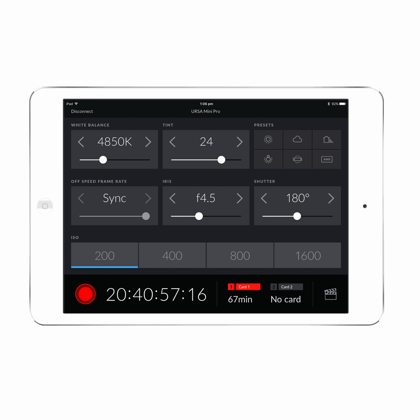 Blackmagic Design URSA Mini Pro 4.6K G2 Digital Cinema Camera