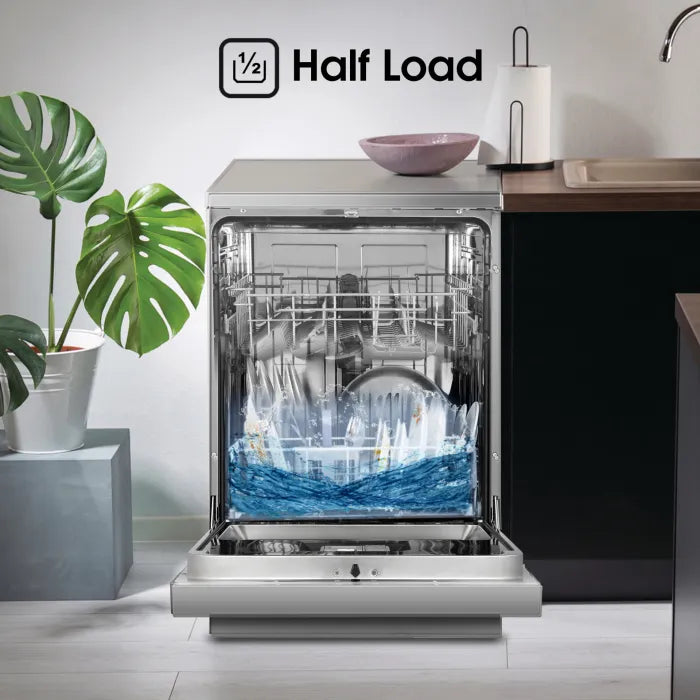 Hisense 13 Place Freestanding Dishwasher H13DX Silver