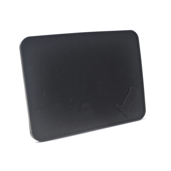Black Silicone Rectangular Tamping Mat Angle
