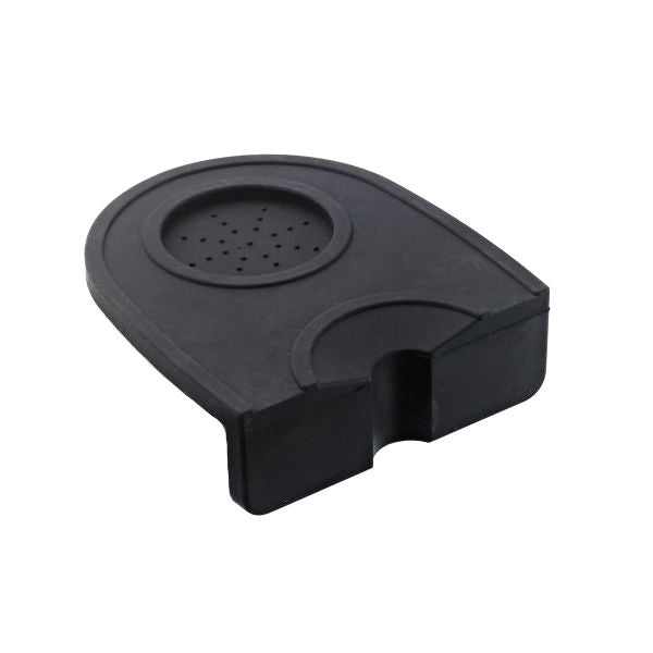 Brew Tool Corner Tamping Mat With Slot Black