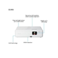 Epson CO-W01 WXGA Projector (Each)