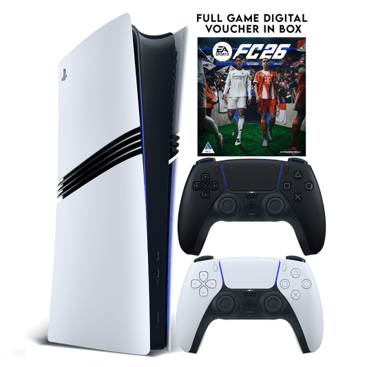 PlayStation 5 Digital Pro Console + EA SPORTS FC 26 (Voucher) + PS5 DualSense - Midnight Black