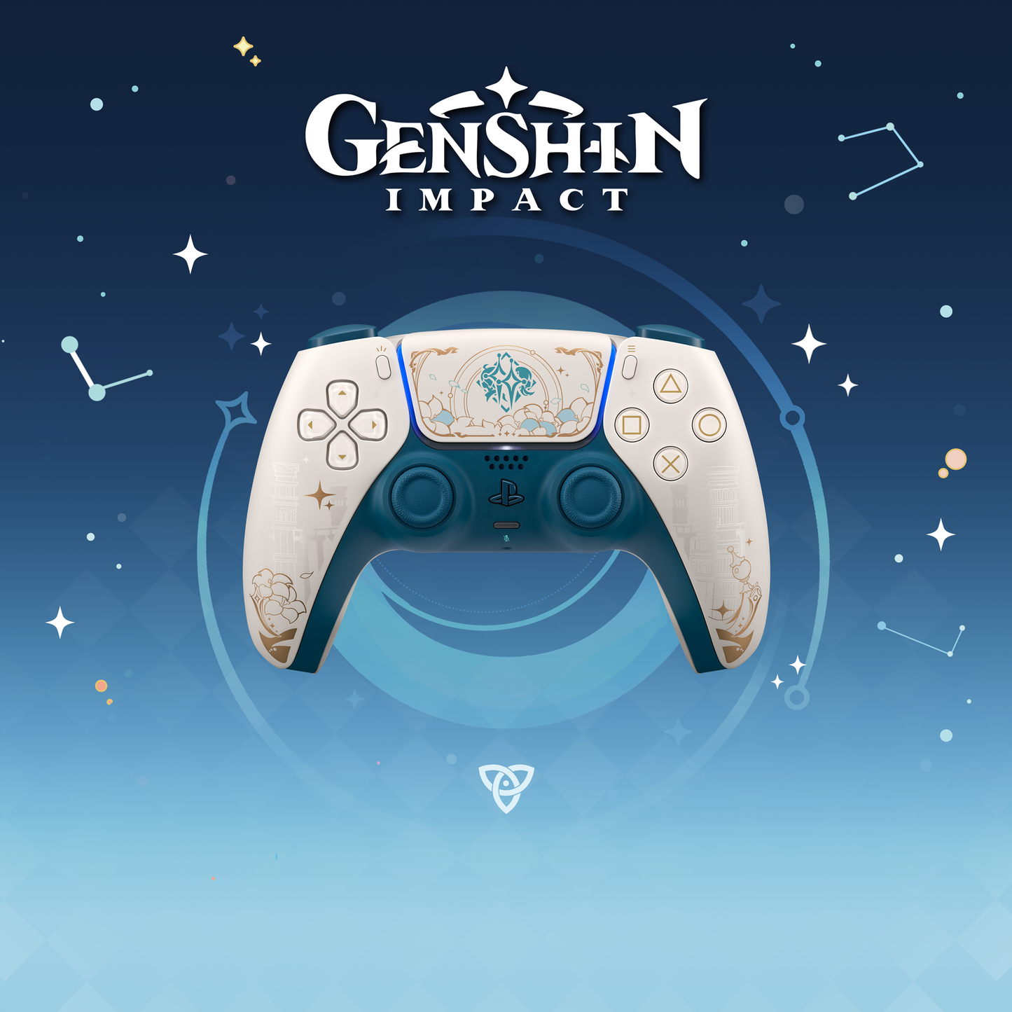 PlayStation 5 (PS5) DualSense Wireless Controller - Genshin Impact Limited Edition