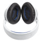 JBL Quantum 360P Console Wireless Over-Ear Gaming Headset With Detachable Mic For Playstation - White/Blue