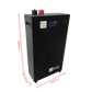 LBSA 51.2V 104Ah 5.3kWh LiFePO4 Battery (Black)