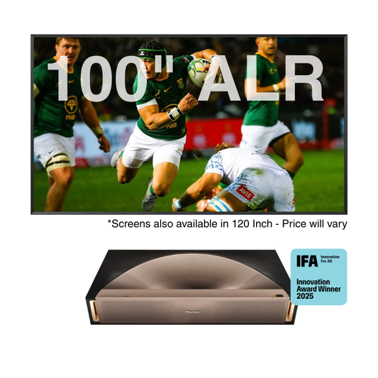 Hisense L9Q Laser Projector + 100 inch ALR Screen Bundle