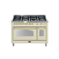 Lofra Dolce Vita Electric Oven with 7 Burner Gas Top – 120cm (Gold)