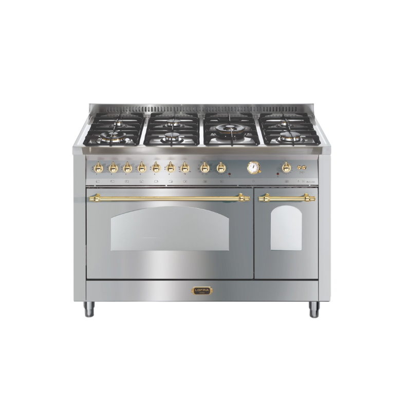 Lofra Dolce Vita Electric Oven with 7 Burner Gas Top – 120cm (Gold)