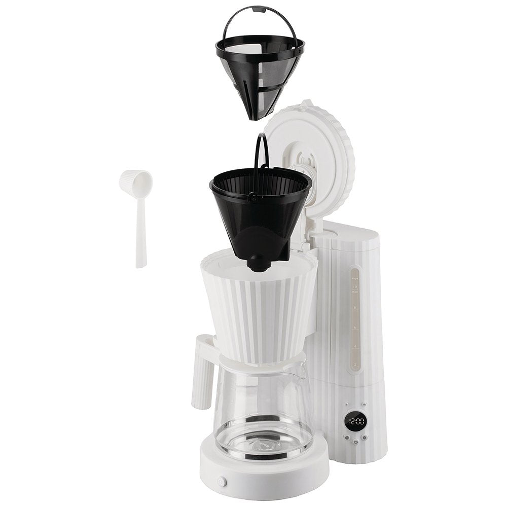 Alessi Plissé Drip Coffee Maker White MDL14 W