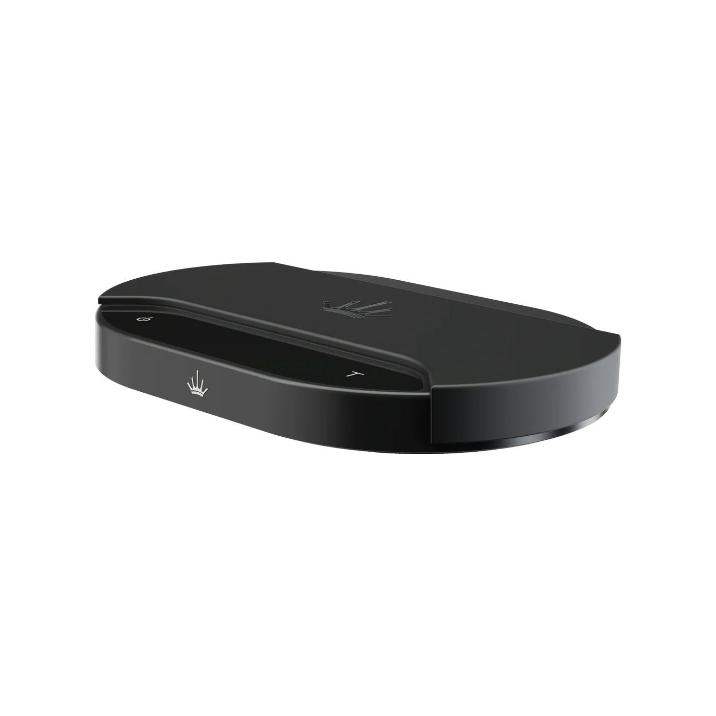 Mahlkonig Sync Scale black electronic espresso scale from the side
