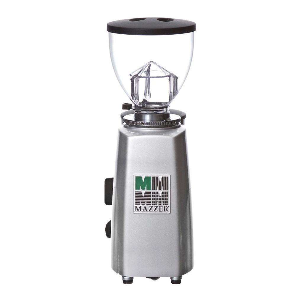 Mazzer Mini Espresso Grinder With Doser In Silver Back