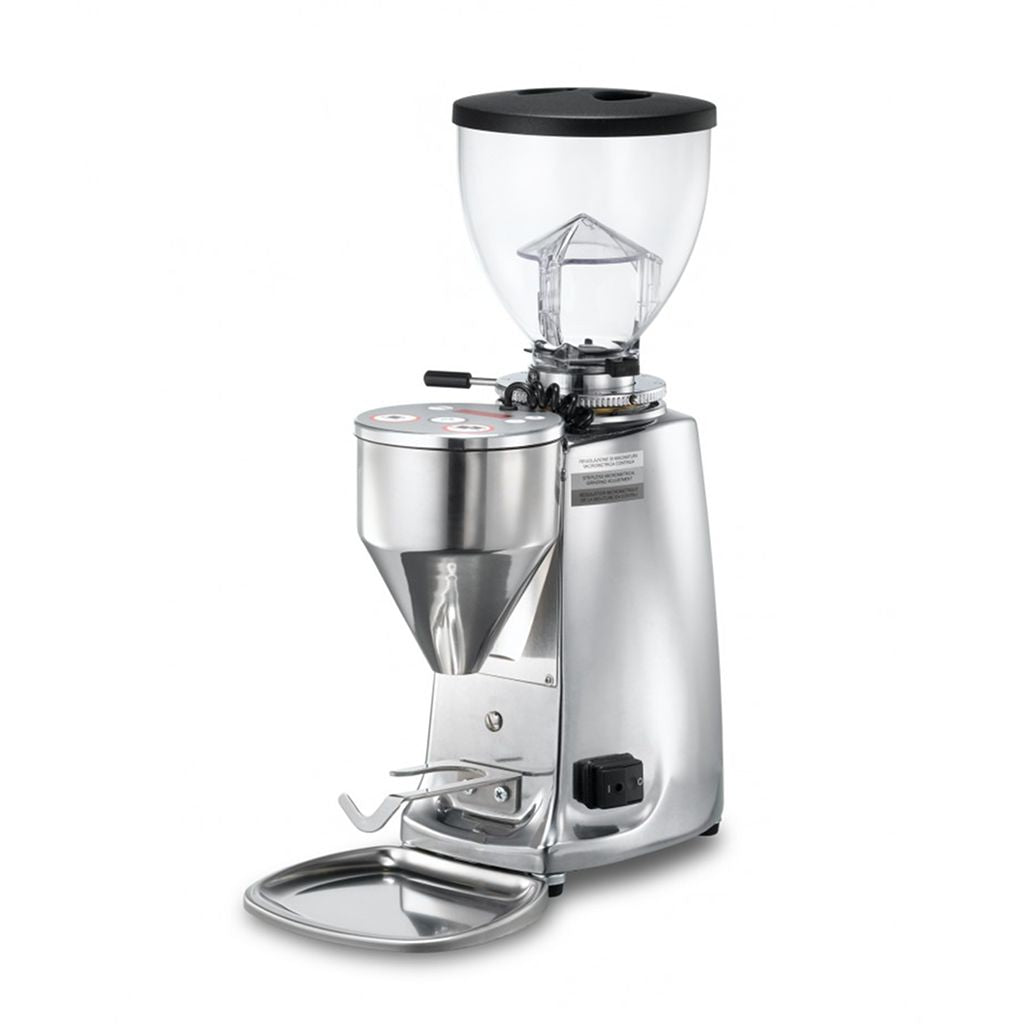 Mazzer Mini Electronic Espresso Grinder Polished Aluminium