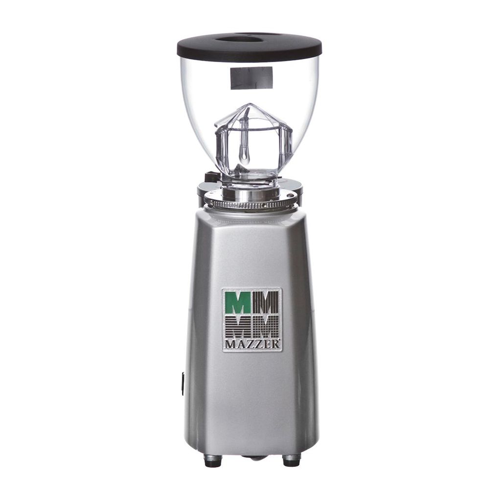 Mazzer Mini Electronic Espresso Grinder Silver Back