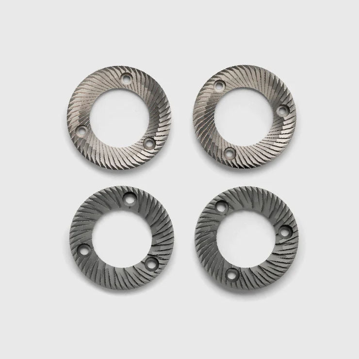 Mazzer Mini Compact espresso grinder 64mm stainless steel burr set