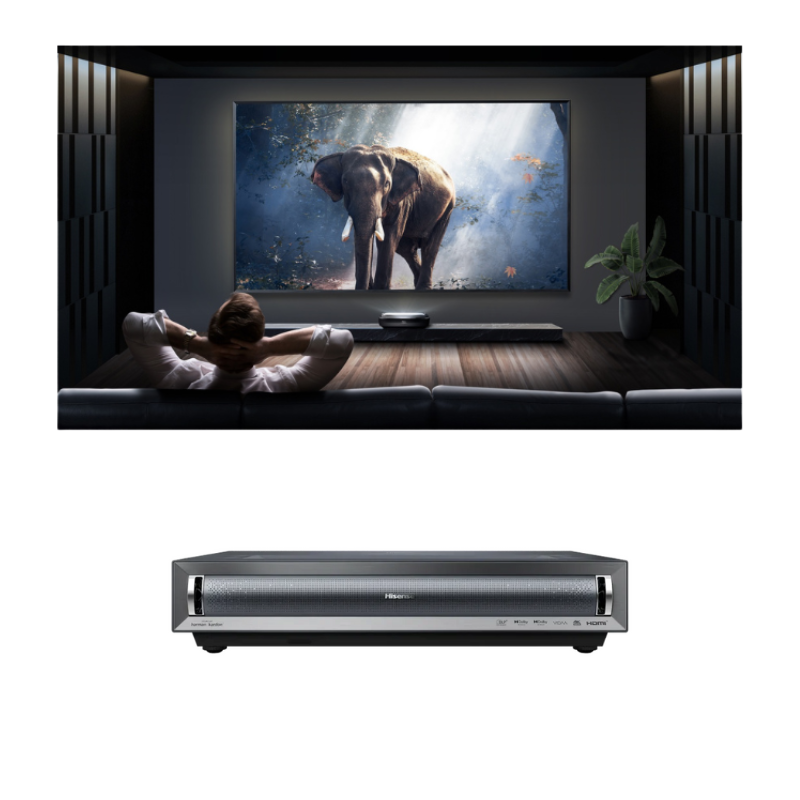 Hisense PX3-PRO Laser Projector + 100 inch ALR Screen Bundle