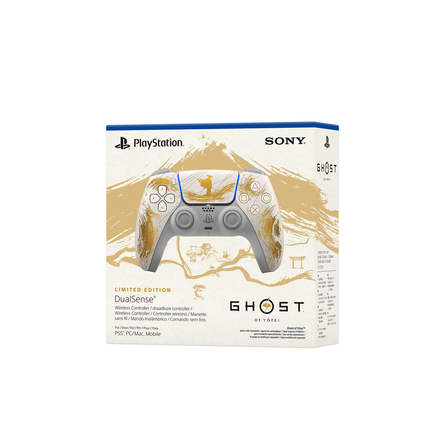 PlayStation 5 (PS5) DualSense Wireless Controller - Ghost of Yotei Gold Limited Edition 