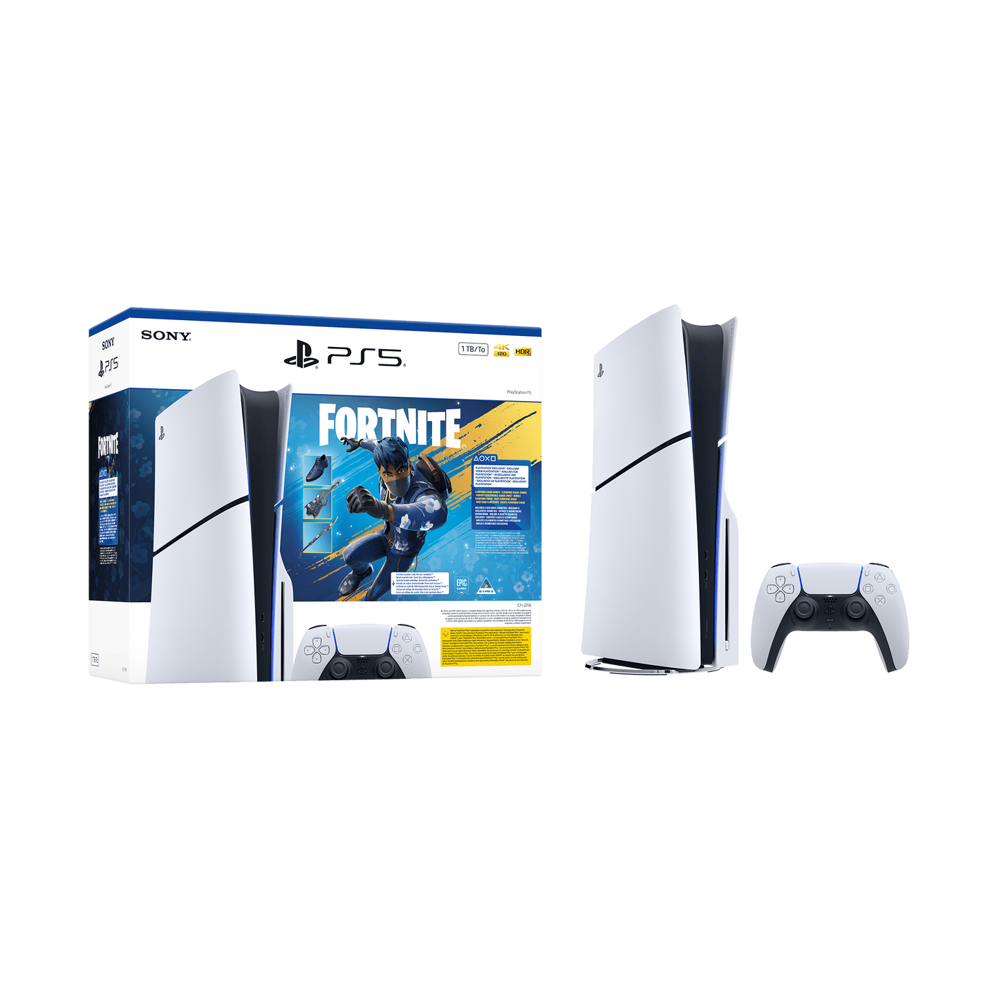 PS5 Slim + Fortnite Flowering Chaos (Voucher)