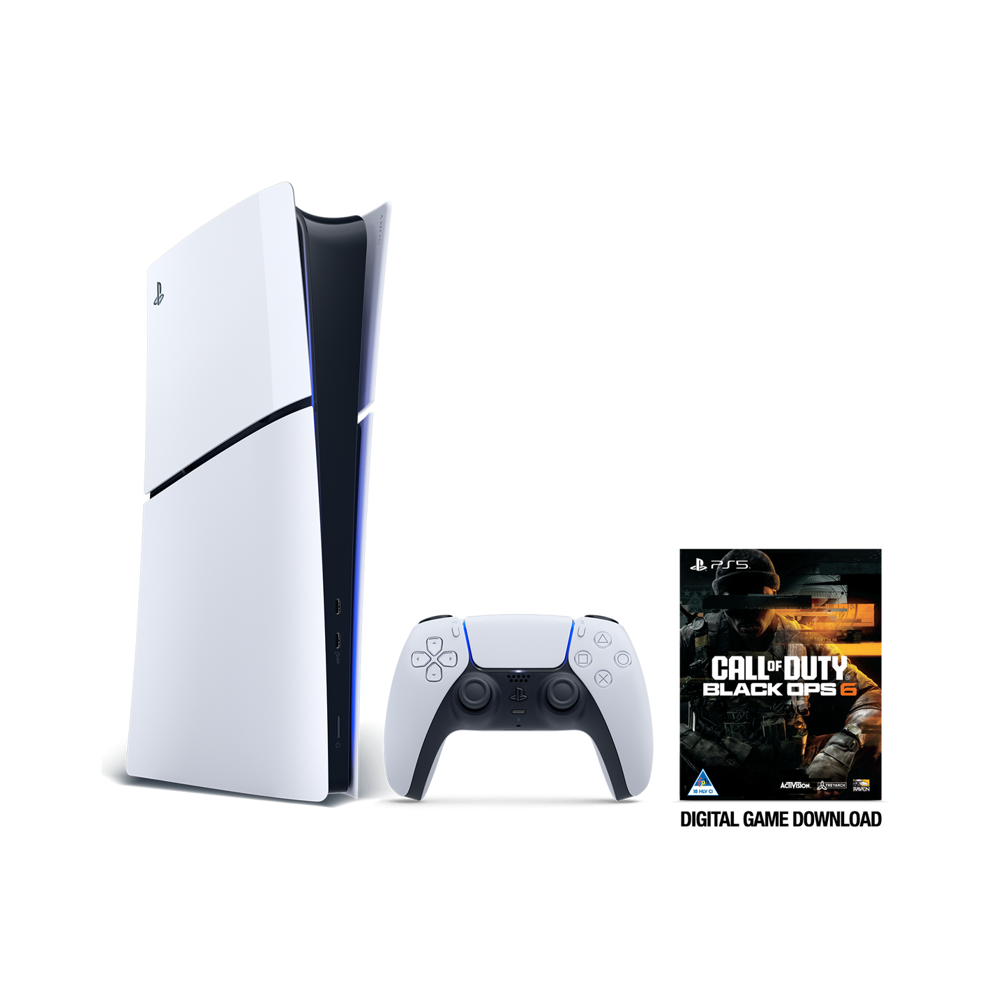 PS5 Slim Digital + Call of Duty: Black Ops 6 (Voucher) Bundle