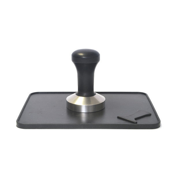 Black Silicone Rectangular Tamping Mat With Tamper