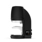 Black Puqpress Q sixth generation automatic precision coffee tamper from the side