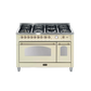 Lofra Dolce Vita Electric Oven with 7 Burner Gas Top – 120cm (Bronze)
