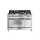 Lofra Dolce Vita Electric Oven with 7 Burner Gas Top – 120cm (Bronze)