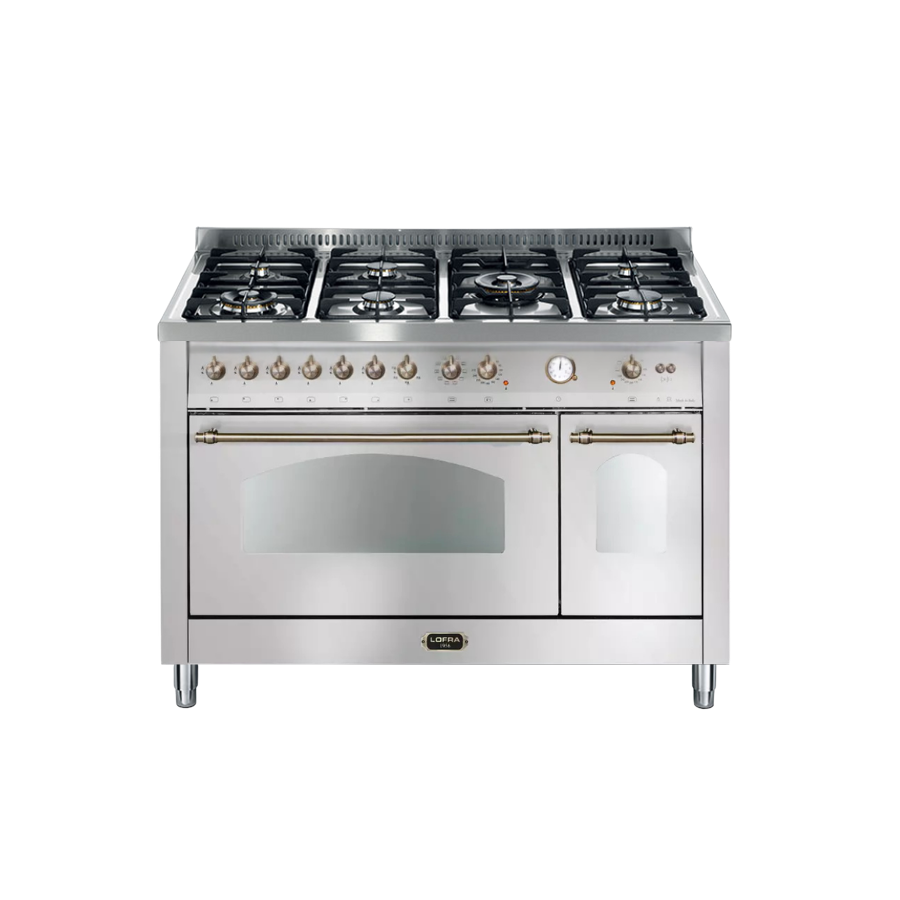Lofra Dolce Vita Electric Oven with 7 Burner Gas Top – 120cm (Bronze)